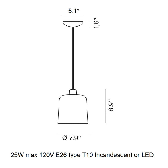Zile Pendant Light Lighting Luceplan