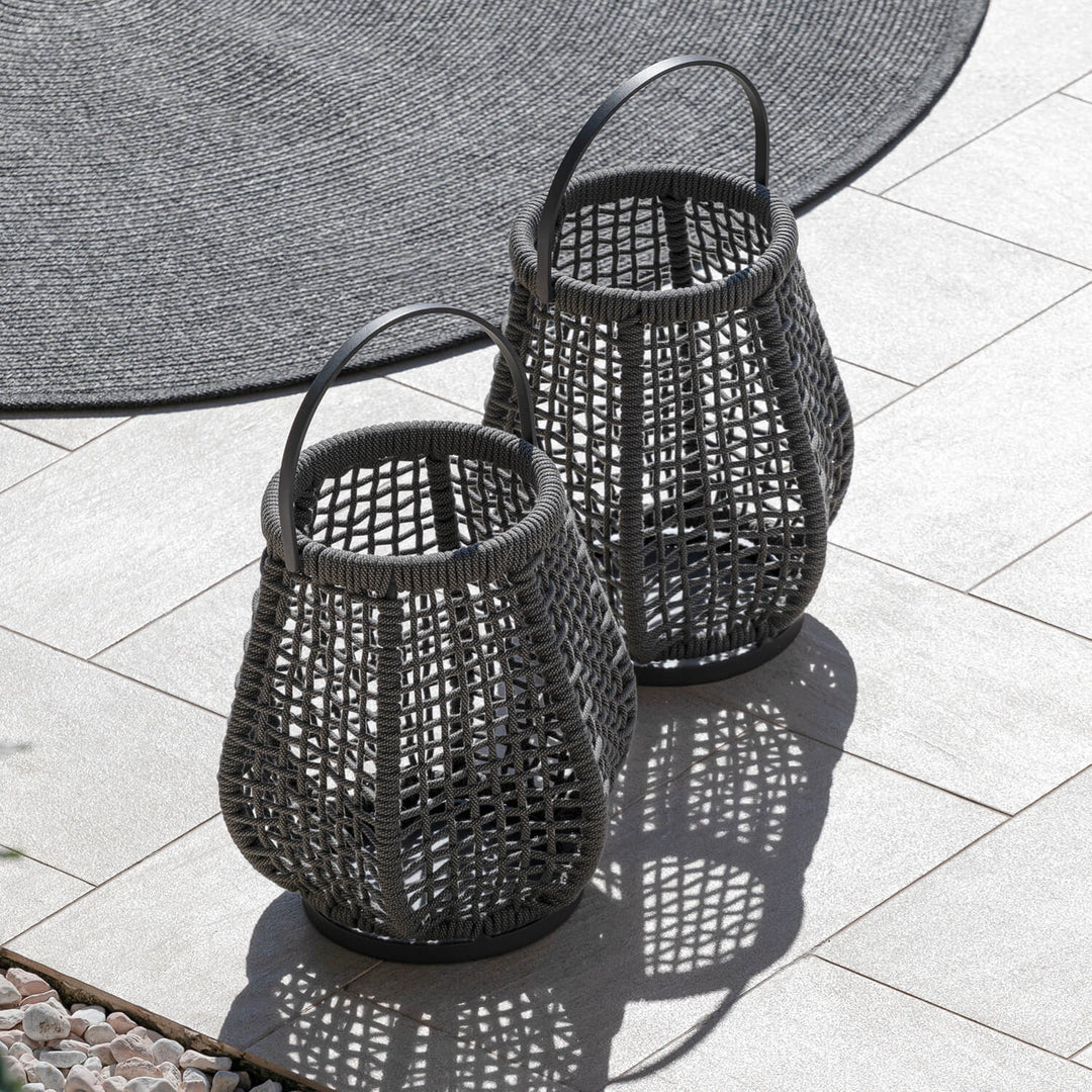 Ludo Candle Floor Lamp Woven Floor Lamps Atmosphera