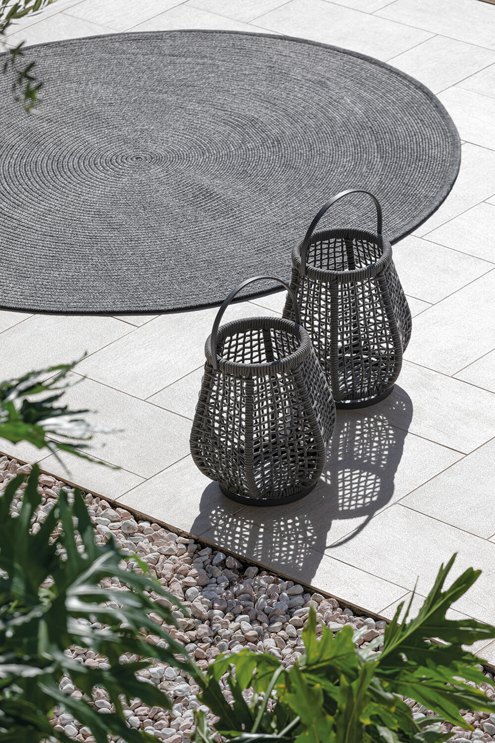 Ludo Candle Floor Lamp Woven Floor Lamps Atmosphera