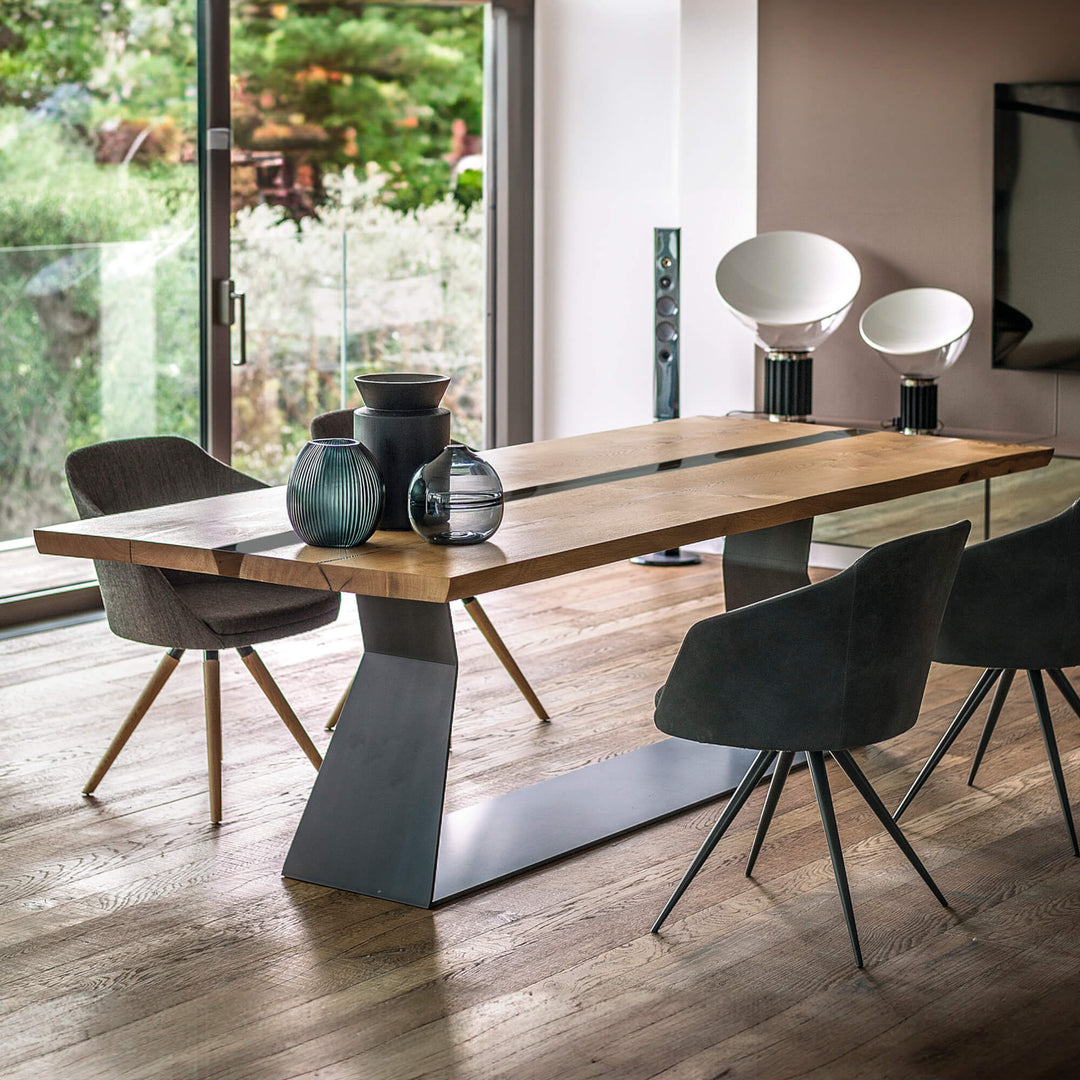 Bedrock Plank C Resin Table Fixed Tables Riva 1920