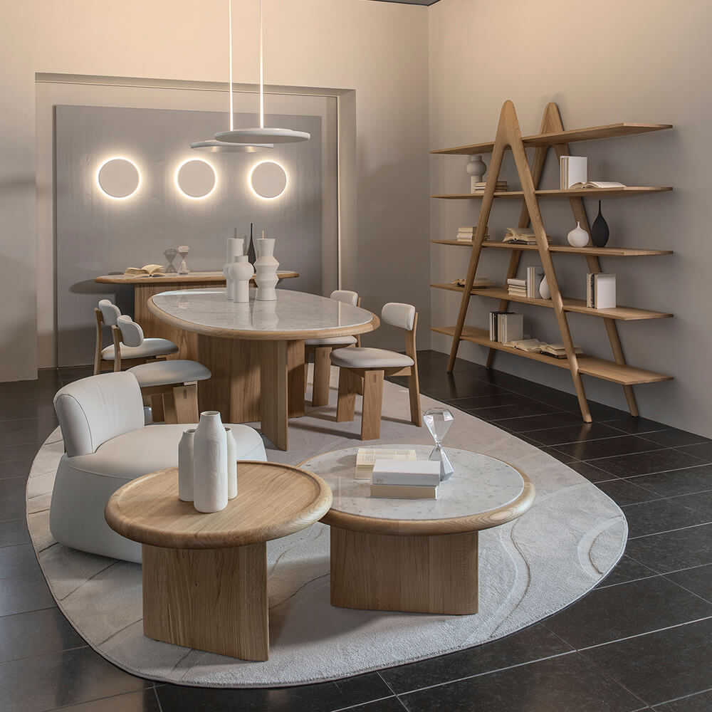 Suiseki Marble Table Fixed Tables Riva 1920