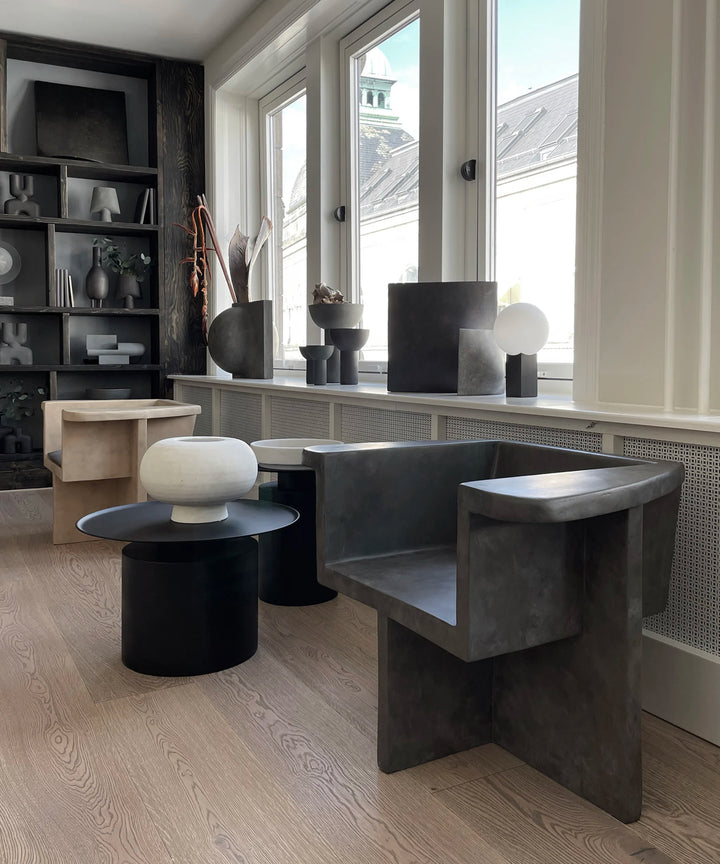 Brutus Lounge Chair - Dark Grey Chairs 101 Copenhagen   