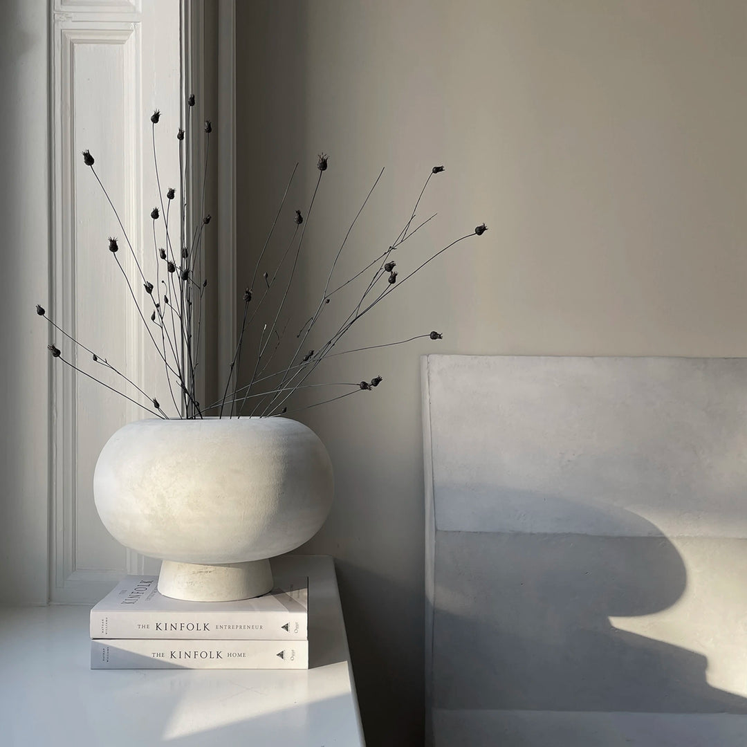 Kabin Vase, Fat - Bone White Vases 101 Copenhagen   