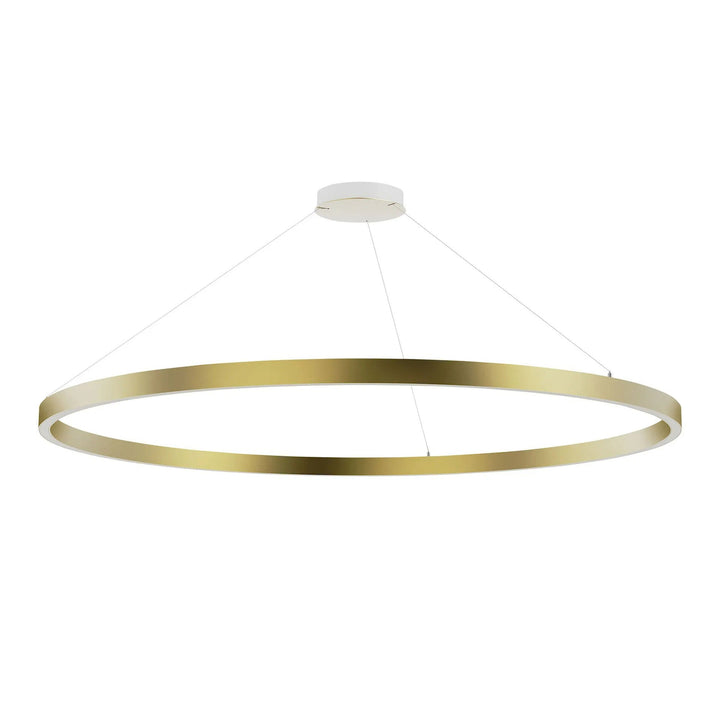 Zirkol Circle LED Pendant Light Lighting NEMO Gold Medium: 59 in diameter Downlight / 2700K - Warm White