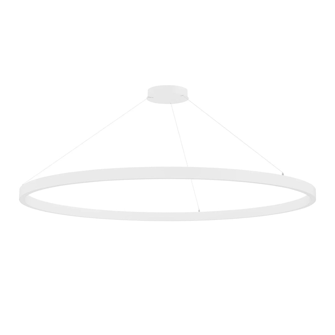 Zirkol Circle LED Pendant Light Lighting NEMO White Medium: 59 in diameter Downlight / 2700K - Warm White