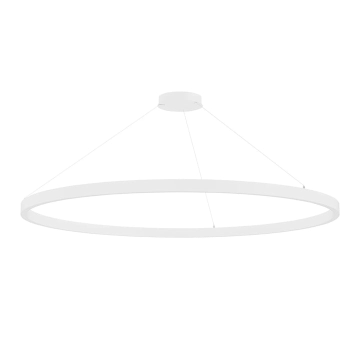 Zirkol Circle LED Pendant Light Lighting NEMO White Medium: 59 in diameter Downlight / 2700K - Warm White
