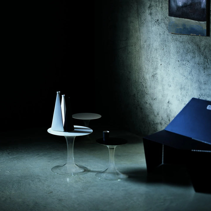 Funghetti Tavoli Bassi Low Glass End Table End Table Glas Italia   