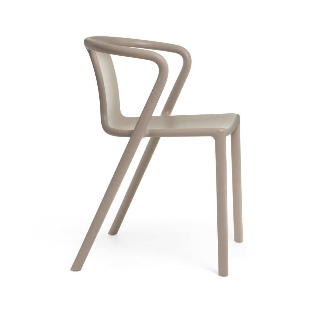 Air Outdoor Stacking Armchair (Set of 4) Chairs Magis Beige