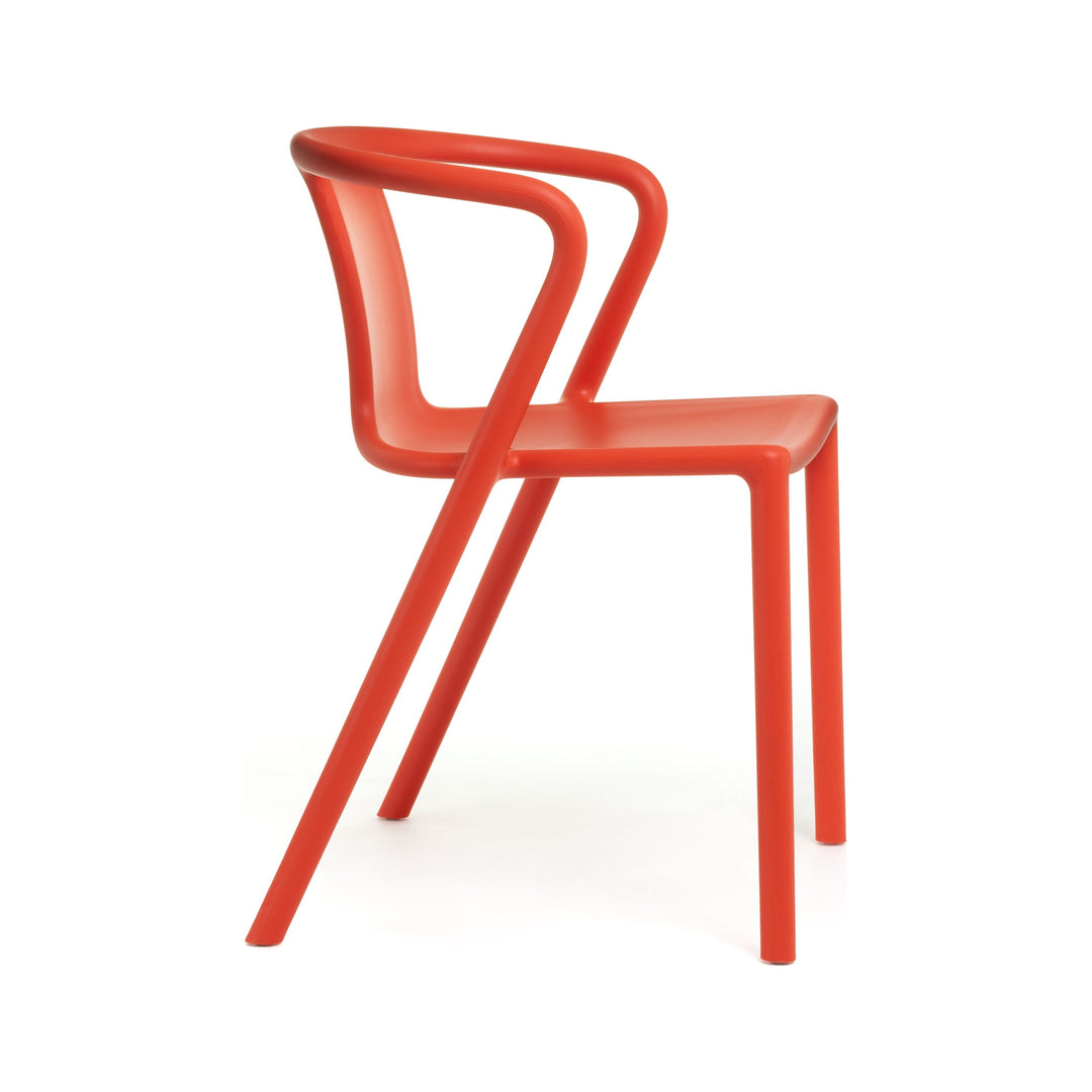 Air Outdoor Stacking Armchair (Set of 4) Chairs Magis Orange