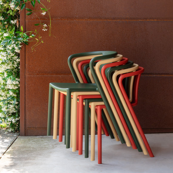 Air Outdoor Stacking Armchair (Set of 4) Chairs Magis