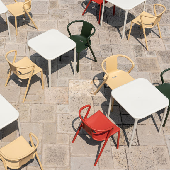 Air Outdoor Stacking Armchair (Set of 4) Chairs Magis