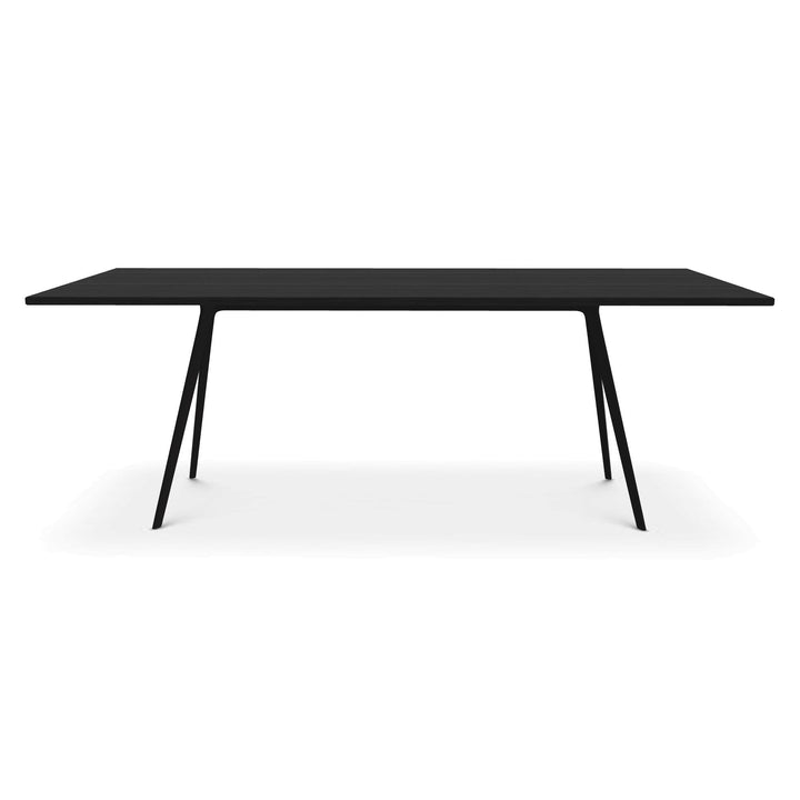 Baguette Rectangular Dining Table Tables Magis Dark Oak / Black