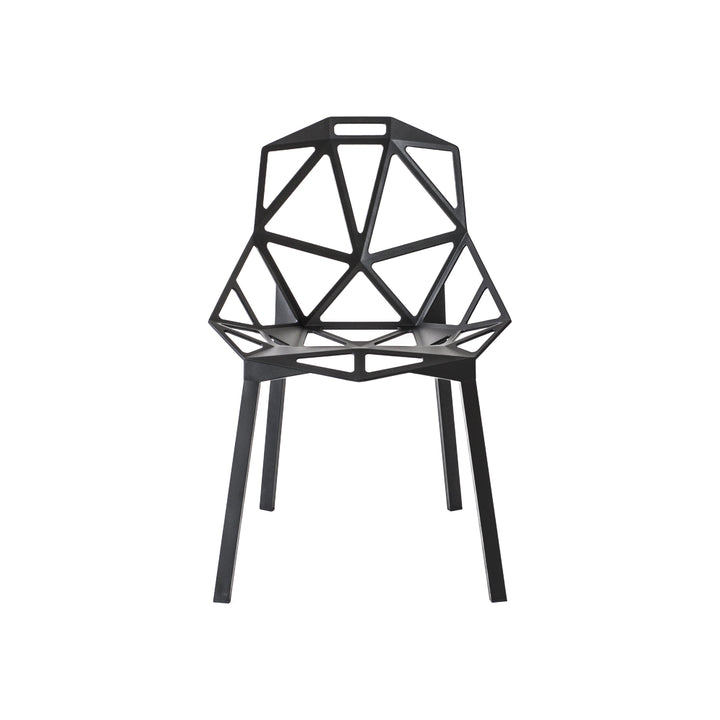 Chair One Outdoor Stacking Chair (Set of 2) Chairs Magis Black