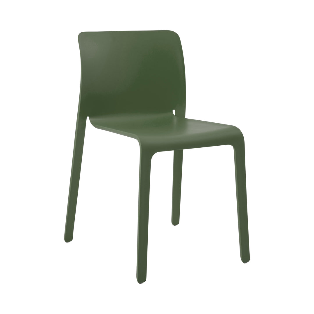 First Outdoor Stacking Chair (Set of 2) Chairs Magis Olive Green 1664 C
