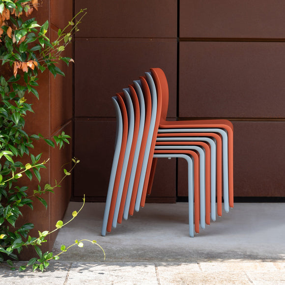 First Outdoor Stacking Chair Chairs Magis