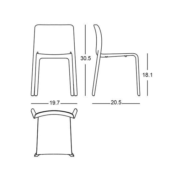 First Outdoor Stacking Chair Chairs Magis