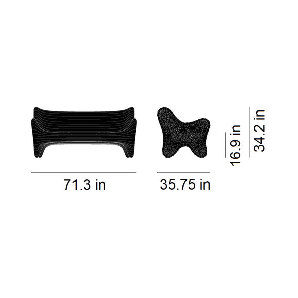 In-Side Outdoor 3-Seater Sofa Outdoor Sofas Magis