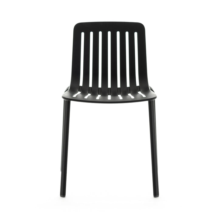 Plato Outdoor Stacking Chair (Set of 2) Chairs Magis Black