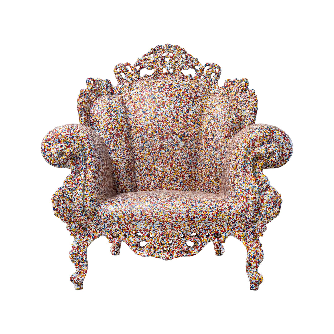 Proust Outdoor Lounge Chair Outdoor Chairs Magis Multicolor Dots On White