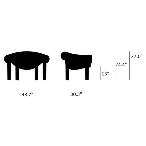 Sam Son Outdoor Low Armchair Outdoor Chairs Magis