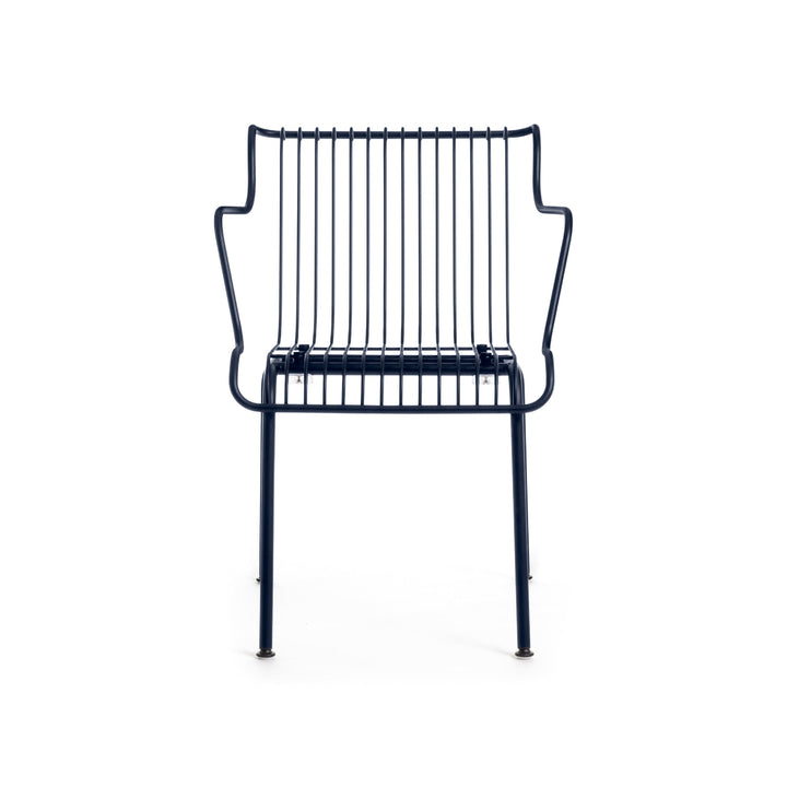 South Outdoor Stackable Armchair Chairs Magis Night Blue Chair Only