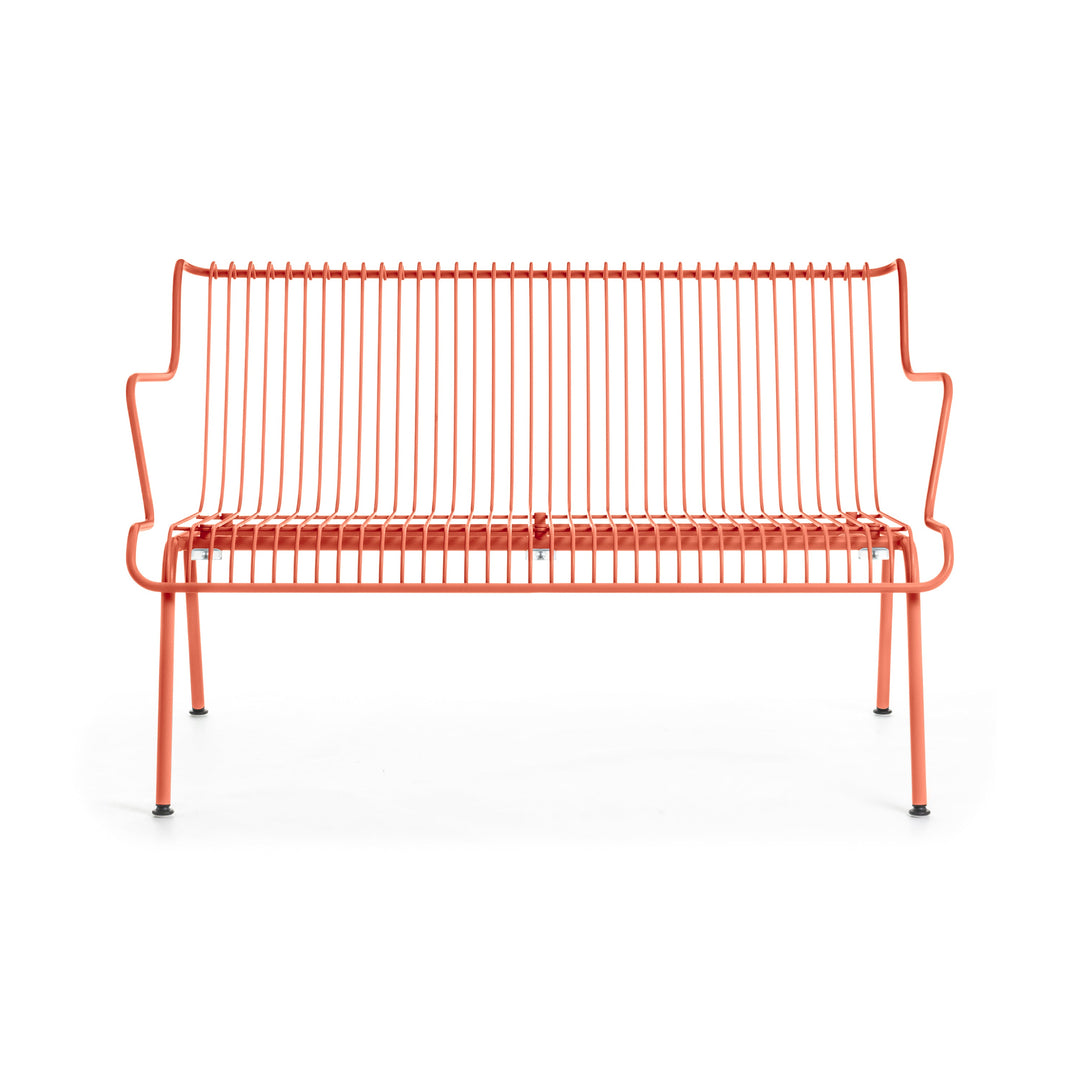 South Outdoor Stackable Lounge Bench Benches Magis Orange Bench Only