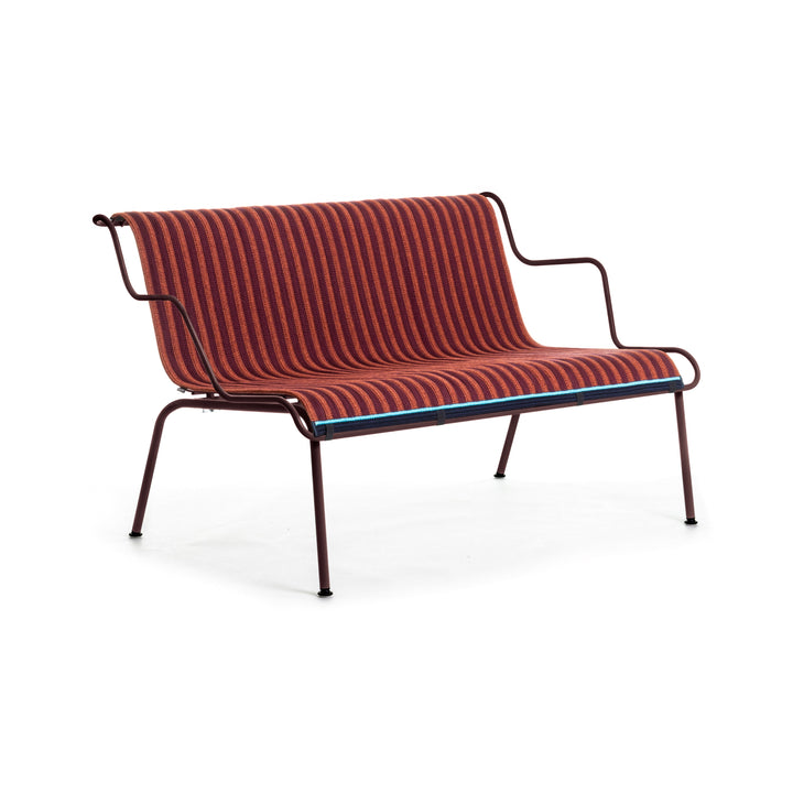 South Outdoor Stackable Lounge Bench Benches Magis Bordeaux Red / Orange