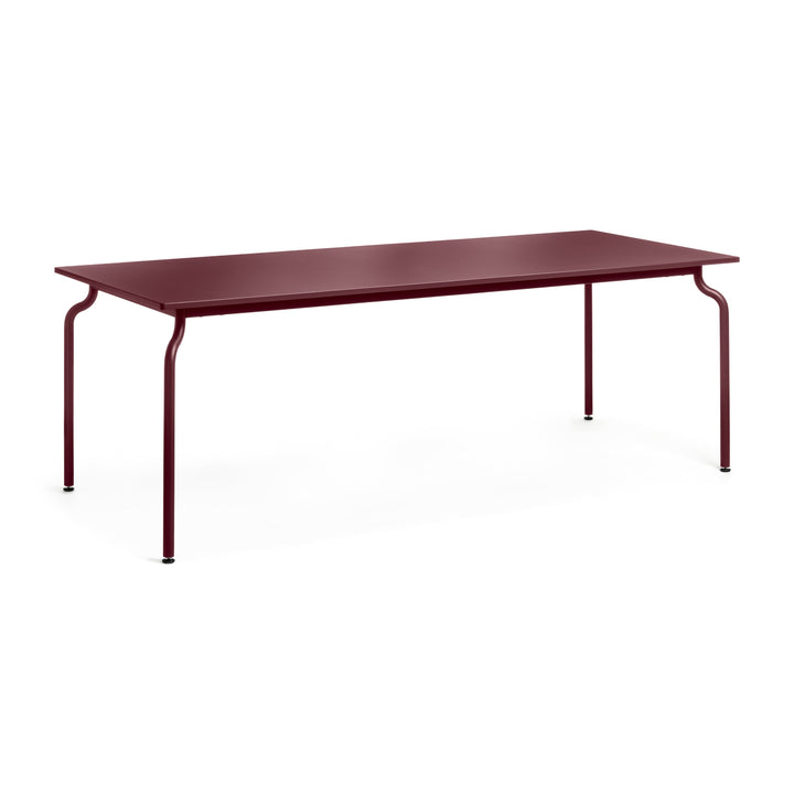 South Outdoor Rectangular Steel Dining Table Tables Magis Bordeaux Large: 78.7 in width