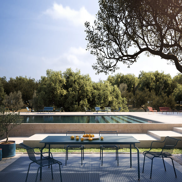 South Outdoor Rectangular Steel Dining Table Tables Magis