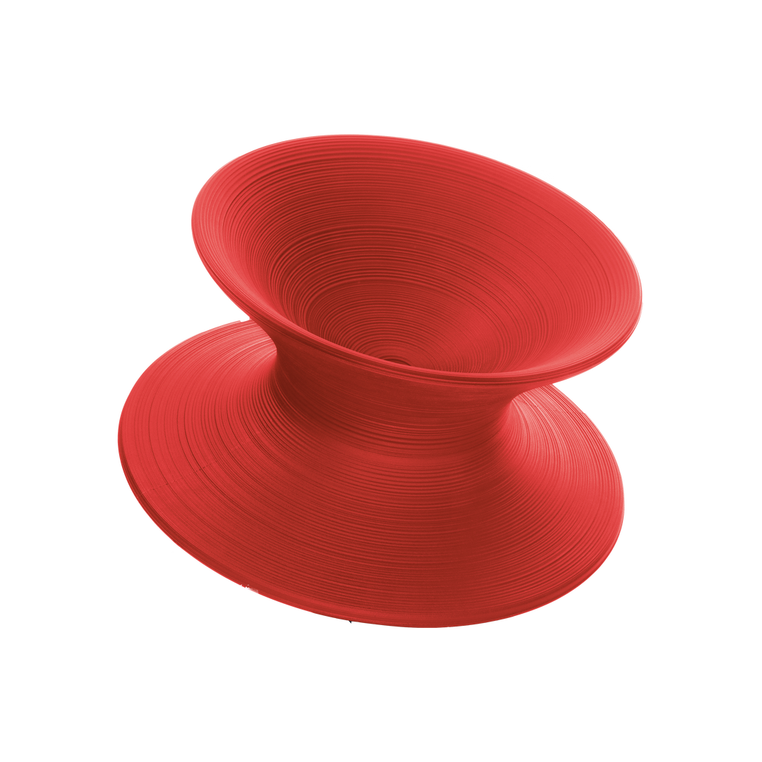 Spun Outdoor Rotating Chair Outdoor Chairs Magis Red
