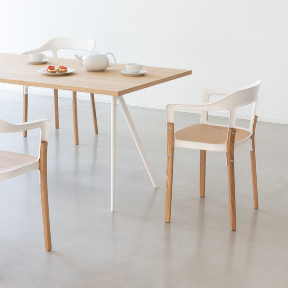 Steelwood Dining Armchair Chairs Magis