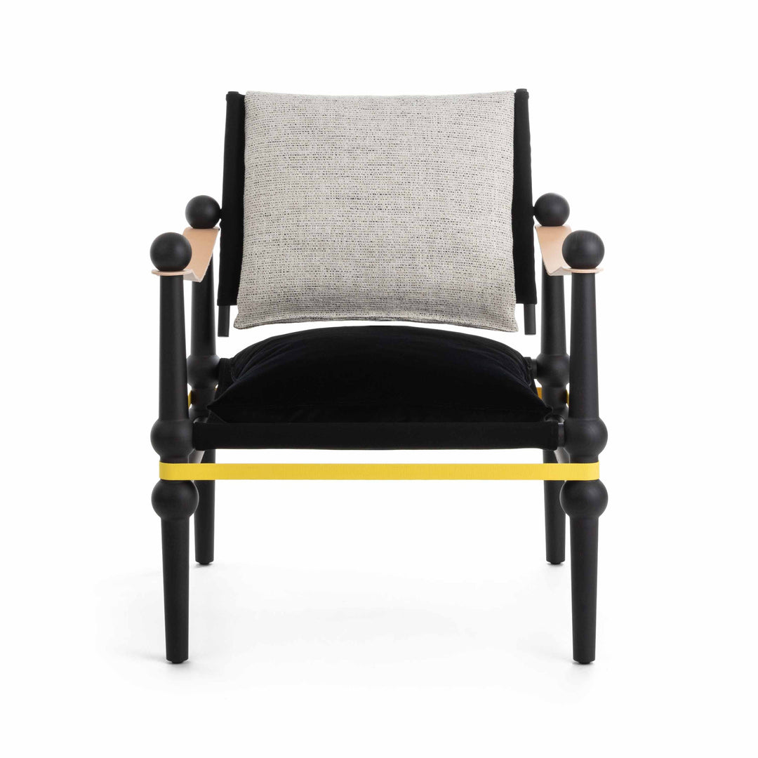 Twain Low Lounge Chair Chairs Magis Limonta Volpe 101 Limonta Blackwood 02 / Beech Black / Chair Only