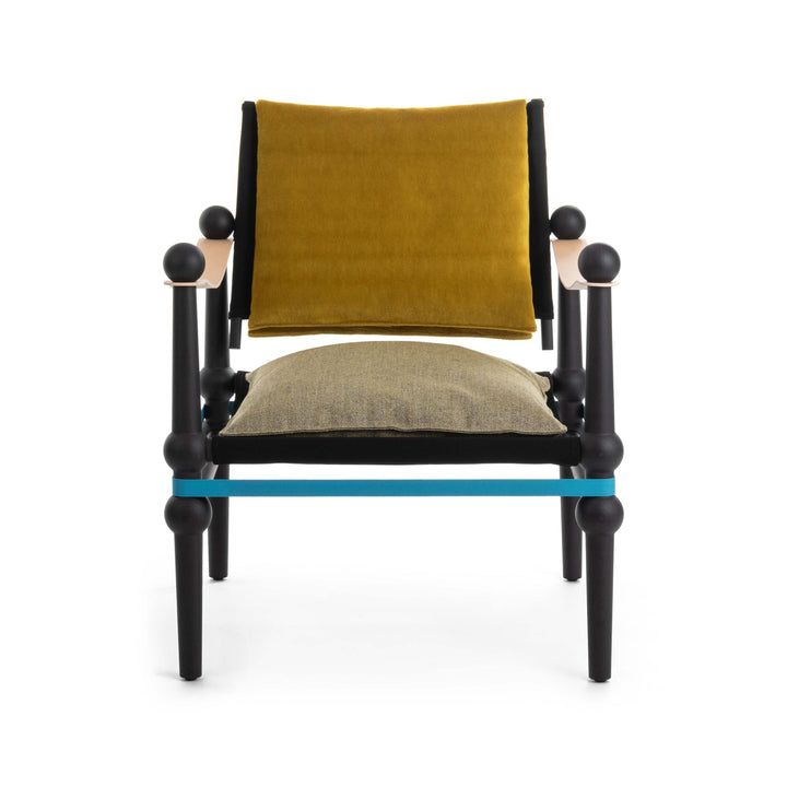 Twain Low Lounge Chair Chairs Magis Limonta Persiano 209 Limonta Agamotto 21 / Beech Black / Chair Only
