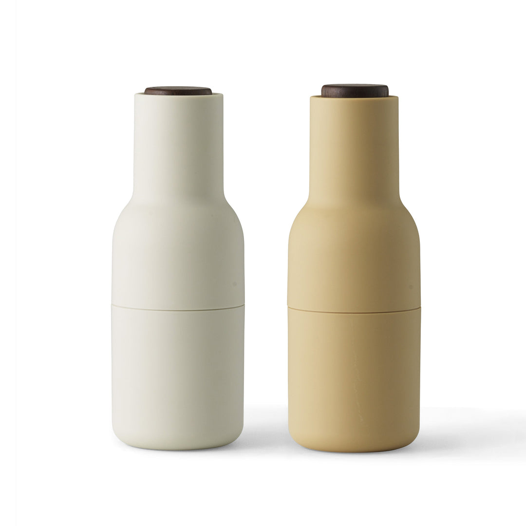 Bottle Grinders (Set of 2) Kitchen Tools & Utensils Audo Copenhagen Barley / Walnut