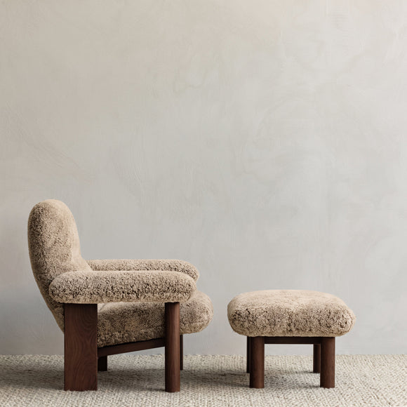 Brasilia Sheepskin Lounge Chair Chairs Audo Copenhagen