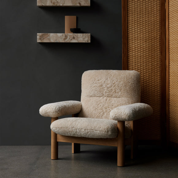 Brasilia Sheepskin Lounge Chair Chairs Audo Copenhagen