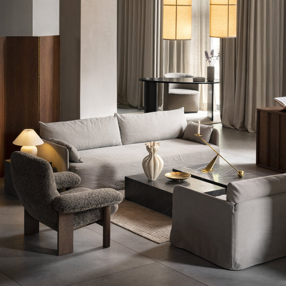 Brasilia Sheepskin Lounge Chair Chairs Audo Copenhagen
