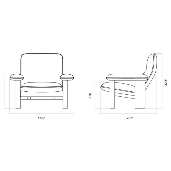 Brasilia Sheepskin Lounge Chair Chairs Audo Copenhagen