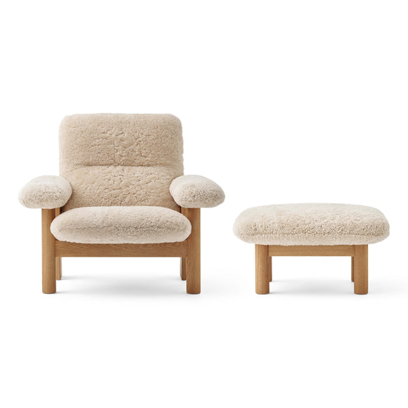 Brasilia Sheepskin Lounge Chair Chairs Audo Copenhagen