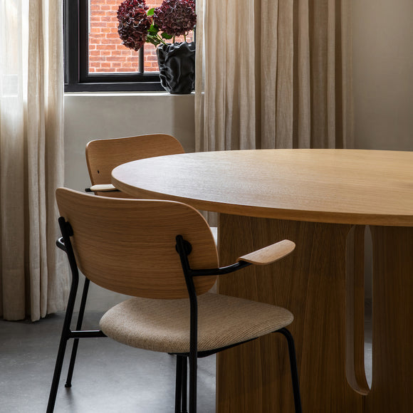 Co Seat Upholstered Dining Chair with Arms Chairs Audo Copenhagen
