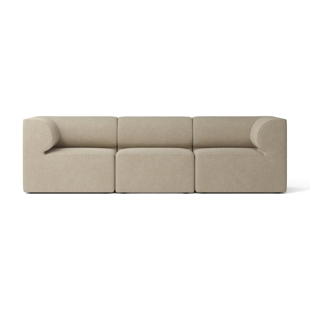 Eave 3-Seater Sofa Sofas Audo Copenhagen 02 - Boucle Beige Small: 97.2 in width