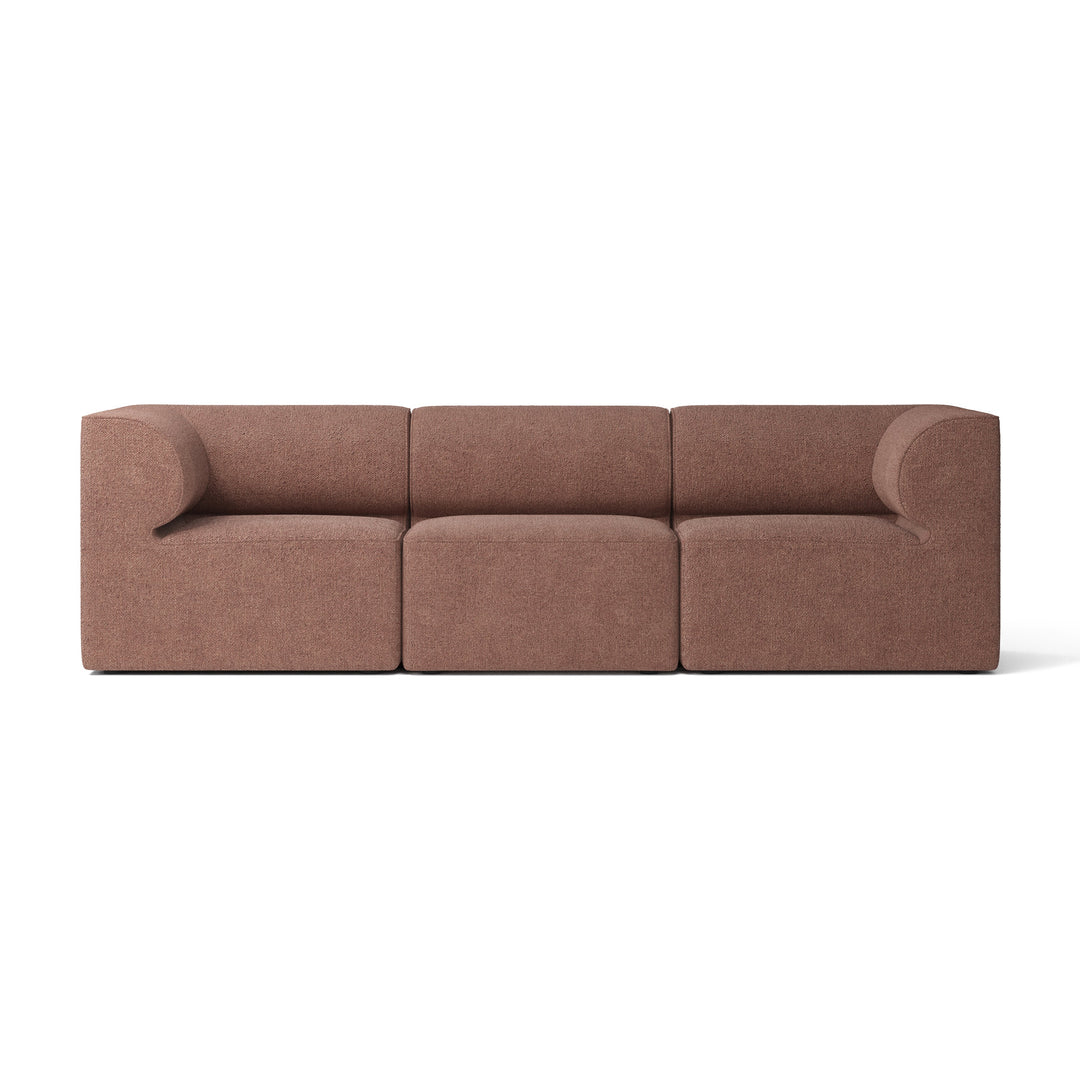 Eave 3-Seater Sofa Sofas Audo Copenhagen 08 - Boucle Bordeaux Small: 97.2 in width