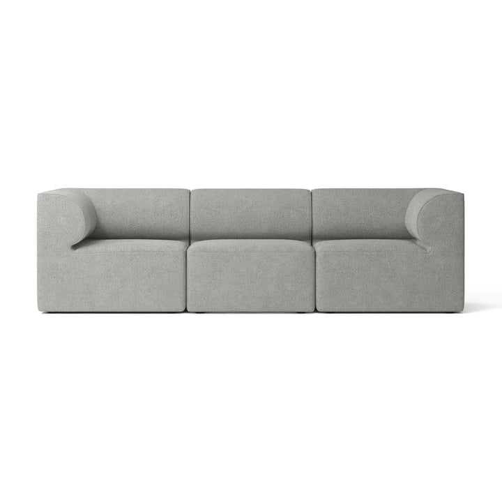 Eave 3-Seater Sofa Sofas Audo Copenhagen 16 - Boucle Dark Grey Small: 97.2 in width