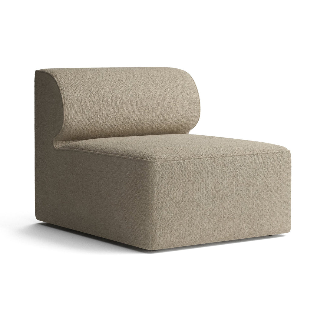 Eave Modular Sofa Middle Piece Armless Sectional Sofas Audo Copenhagen 02 - Boucle Beige Small: 33.9 in depth