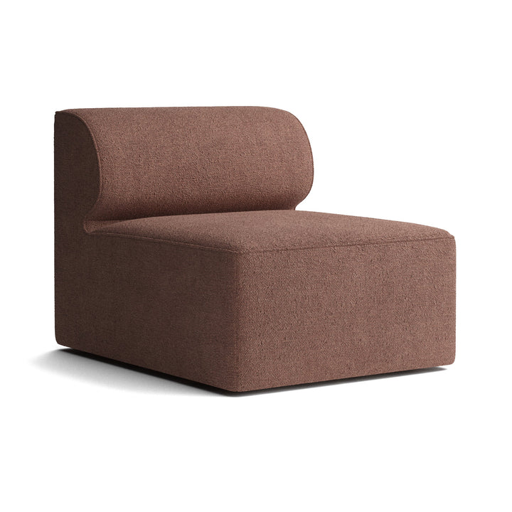 Eave Modular Sofa Middle Piece Armless Sectional Sofas Audo Copenhagen 08 - Boucle Bordeaux Small: 33.9 in depth