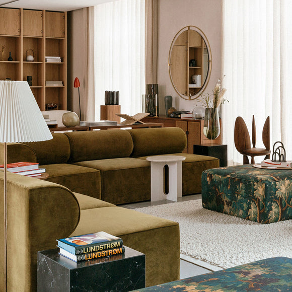 Eave Modular Sofa Middle Piece Armless Sectional Sofas Audo Copenhagen