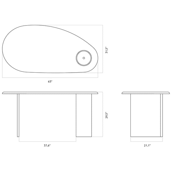 Eclipse Desk Desks Audo Copenhagen
