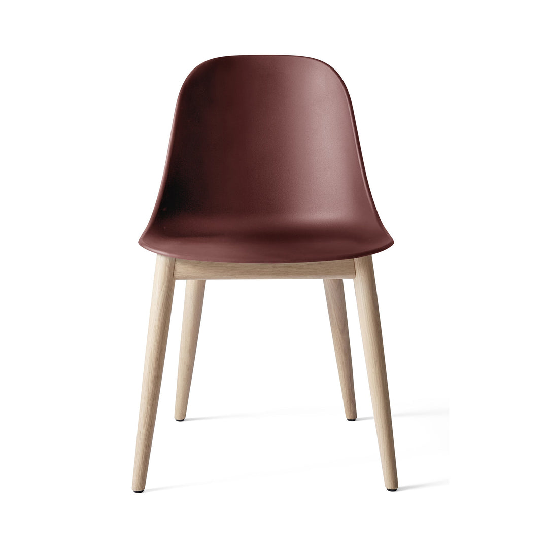 Harbour Side Chair Chairs Audo Copenhagen Burned Red Wood Base / Natural Oak