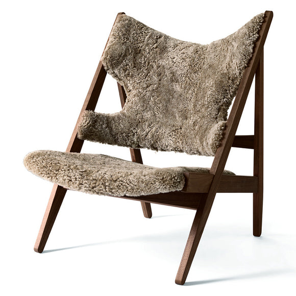 Knitting Lounge Chair Sheepskin Upholstery Chairs Audo Copenhagen