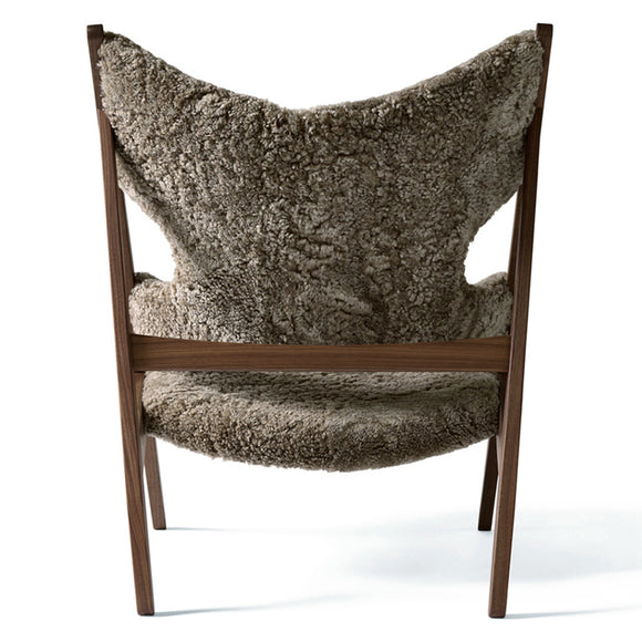 Knitting Lounge Chair Sheepskin Upholstery Chairs Audo Copenhagen
